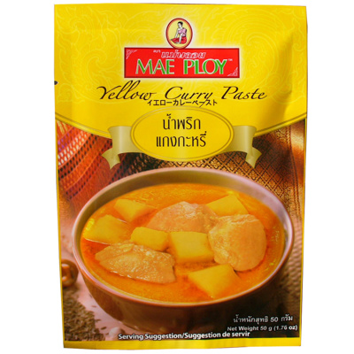 MAE PLOY Currypaste Gelb 12x50g (1 Pack = 12 Btl.)