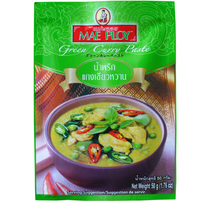MAE PLOY Currypaste Grün 12x50g (1 Pack = 12 Btl.)