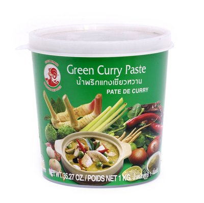 COCK BRAND Currypaste Grün VEGAN 12x1kg