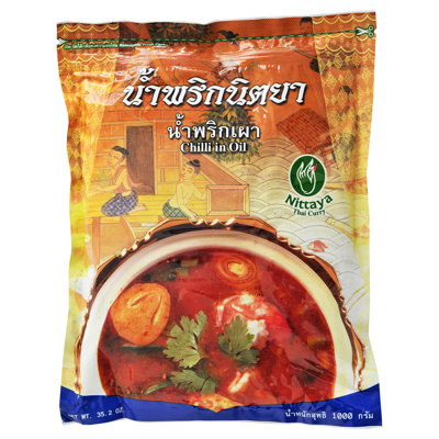 Thai Chilipaste in Öl (Nam Prik Pao) 10x1kg