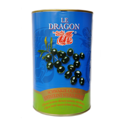 Oliven schwarz entsteint LE DRAGON 3x4100g