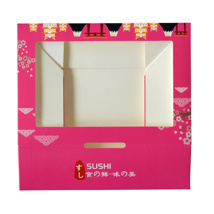 SUSHI BOX Nr. 4  Pink / 168x118x45mm