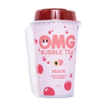 Bubble Tea Peach Black Tea OMG 10x270ml