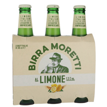 Bier MORETTI "RADLER" Limone 8x3x33cl
